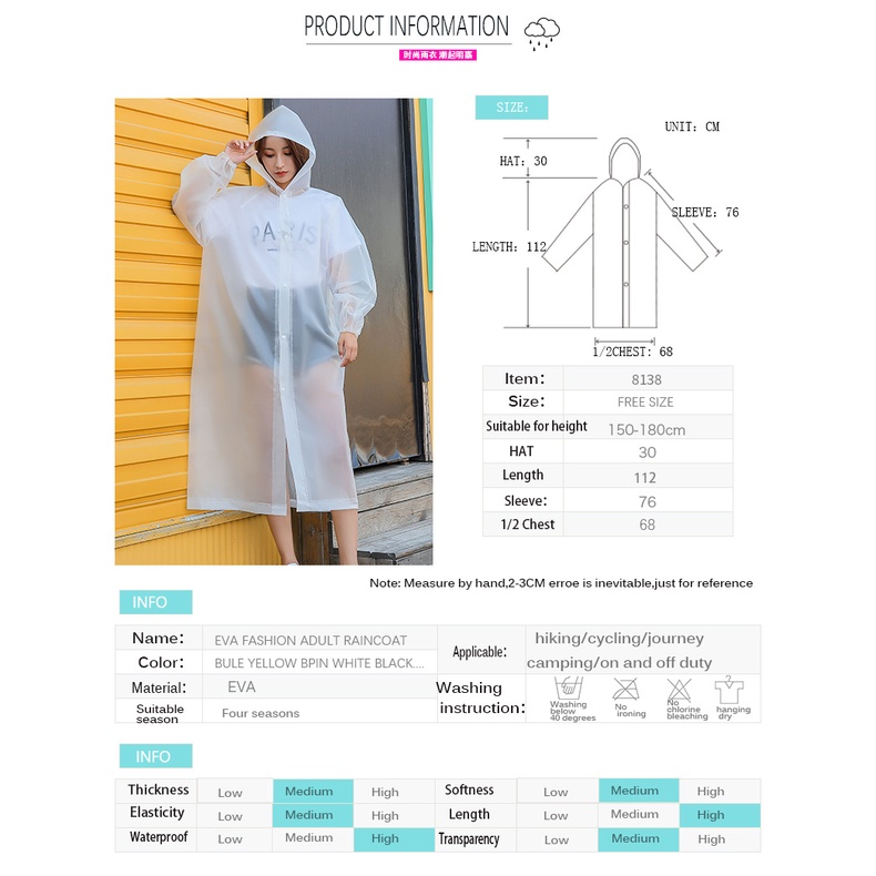 AS HUJAN DEWASA PRIA WANITA / JAS HUJAN TERBAIK 2022 /JAS HUJAN EVA