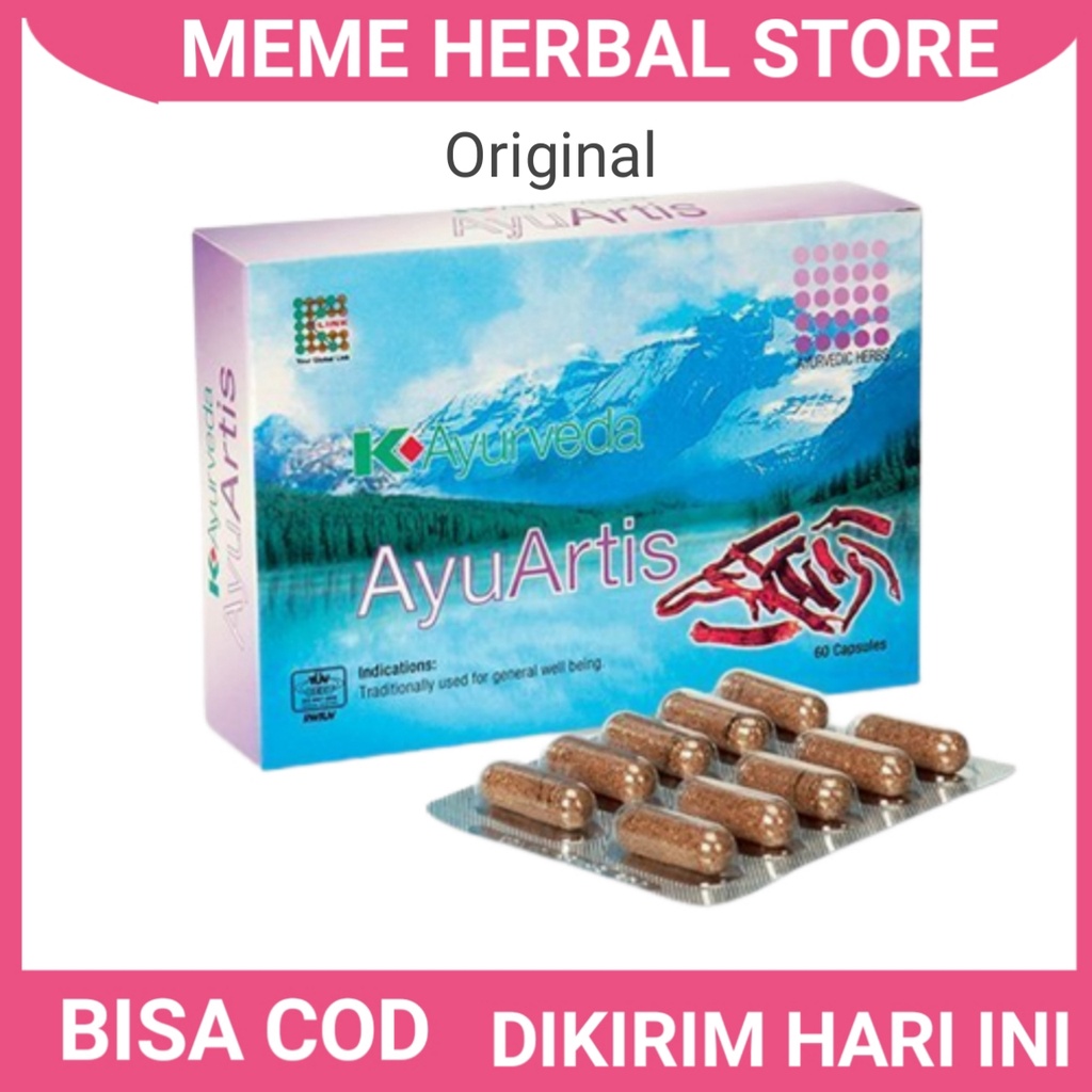 AYURVEDA AYUARTIS ORIGINAL K LINK AYUARTIS K LINK SAKIT SENDI SAKIT TULANG SAKIT OTOT MENGURANGI NYE