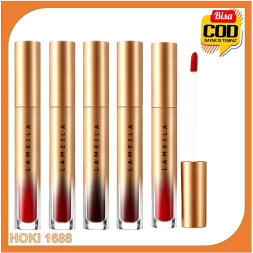 HK1021-LAMEILA Lip Glaze Lipstik Pelembab Tahan Lama Lip Gloss Pewarna Bibir Cair Pelembab Lipstik