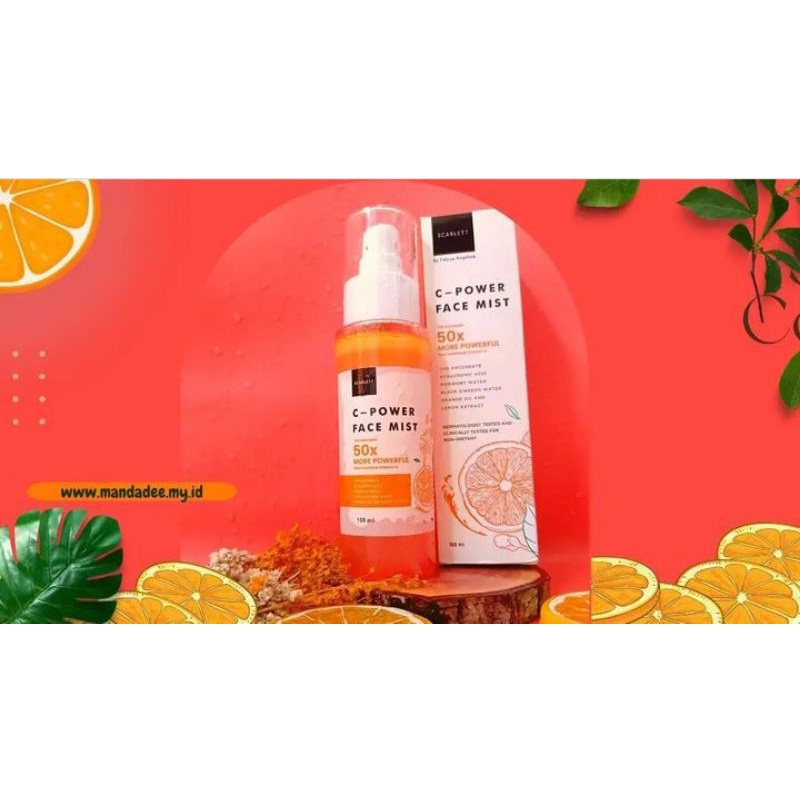 Scarlett C- Power Face Mist