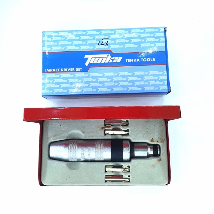 Open DS] Obeng Ketok Set 4pcs TENKA Impact Screwdriver Obeng Ketok Screw Driver