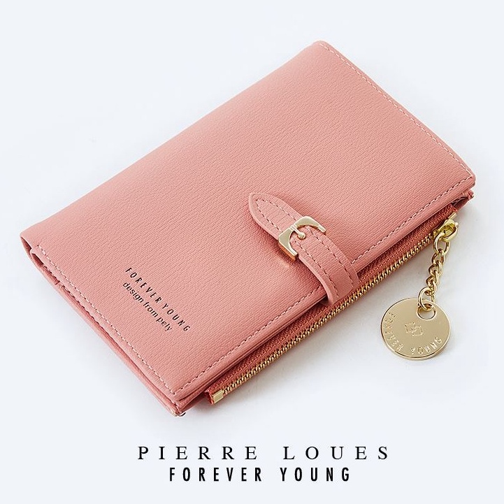 CSONLINEMALL Dompet Wanita Kecil Bahan Kulit PU Leather Premium