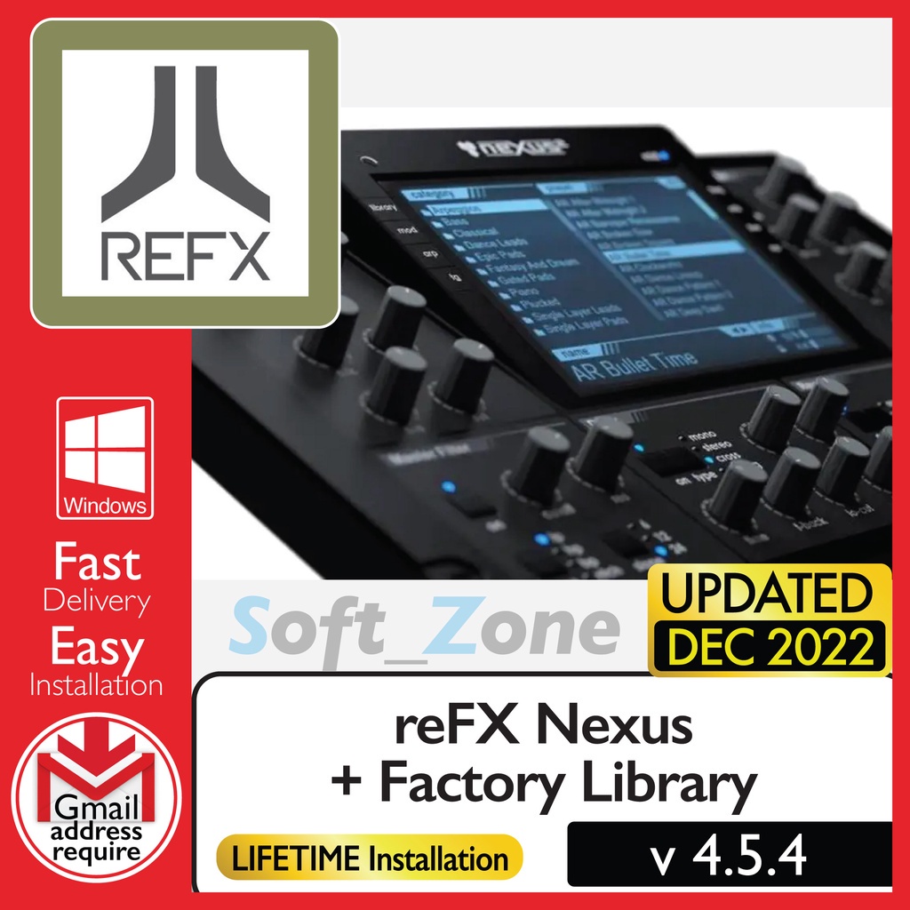 

RFX Nxs v4.5.4 | Fctry Lbrry | - [Wndws | Appl M1 Spprt] - Dgtl Dwnld