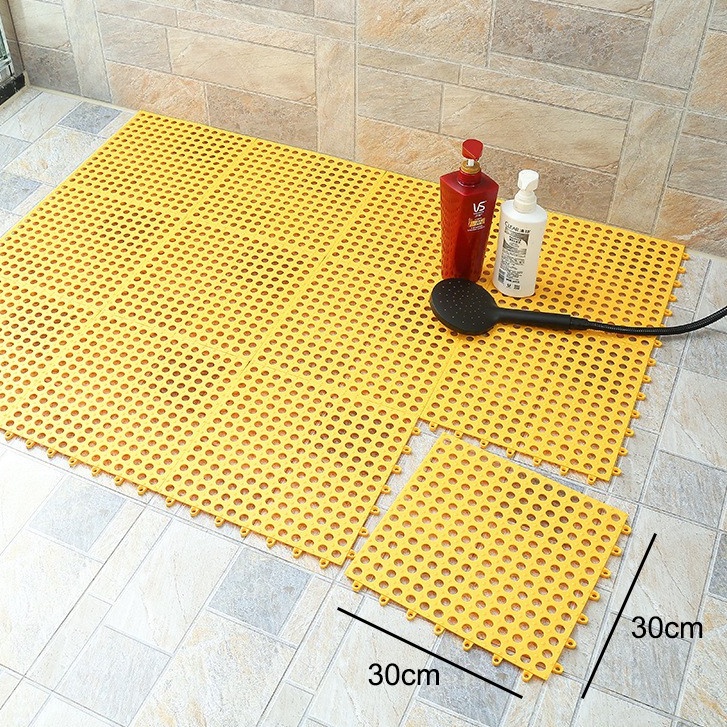 PAKET HEMAT 10 PCS  Karpet Kamar Mandi Anti Licin 30x30CM Keset Lantai Anti Slip Polkadot Dapur Mat Non-Slip