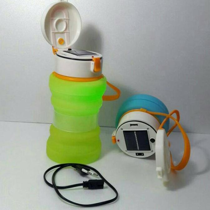Lampu Camping LED Multifungsi Solar Cell dan Powerbank