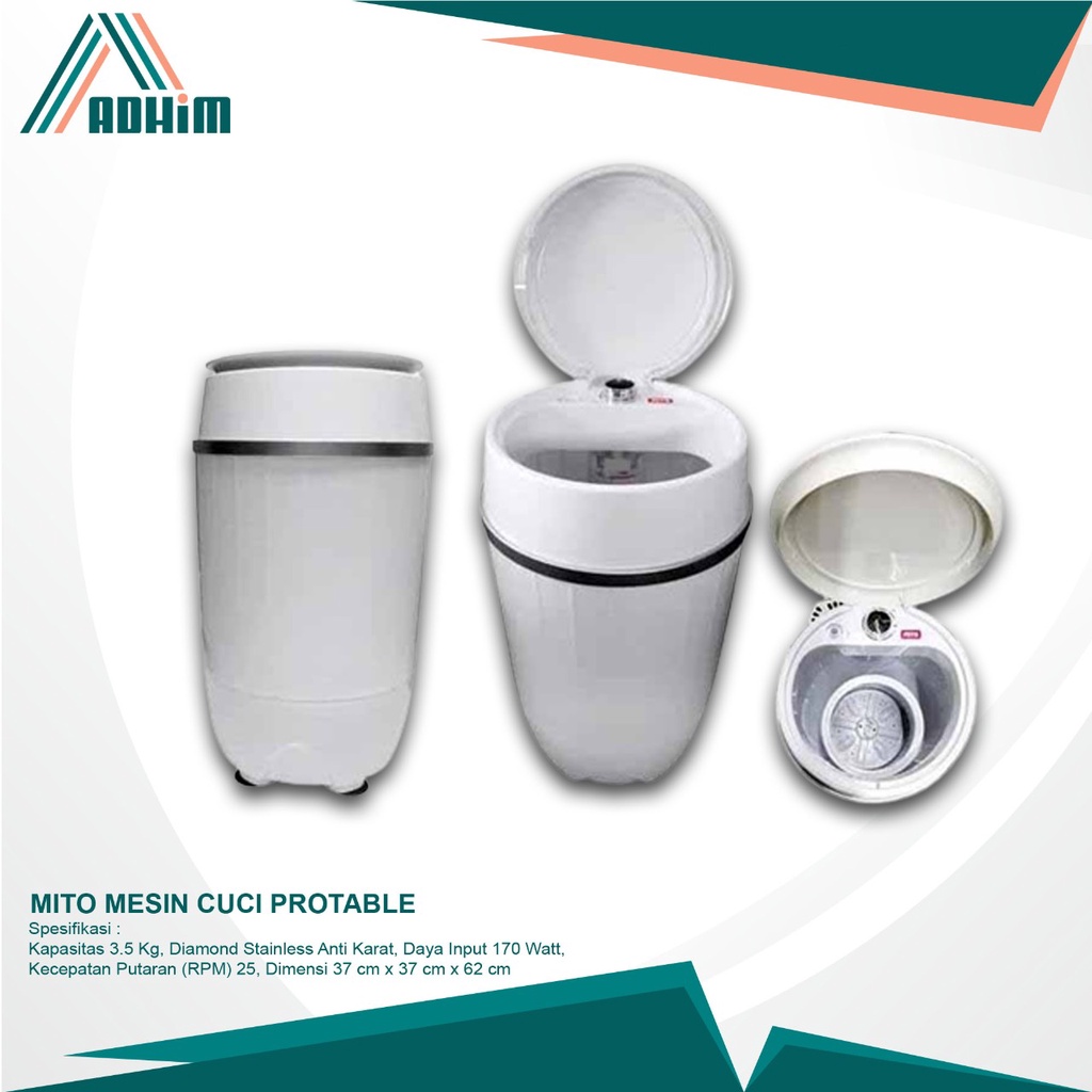 MESIN CUCI PORTABLE MITO ORIGINAL