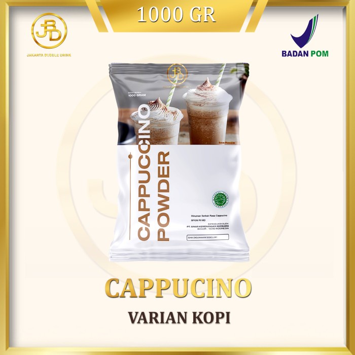 

Terlaris ✨ - Bubuk Minuman Premium Cappucino 1Kg || Jakarta Bubble Drink - 1 kg 2.1.23