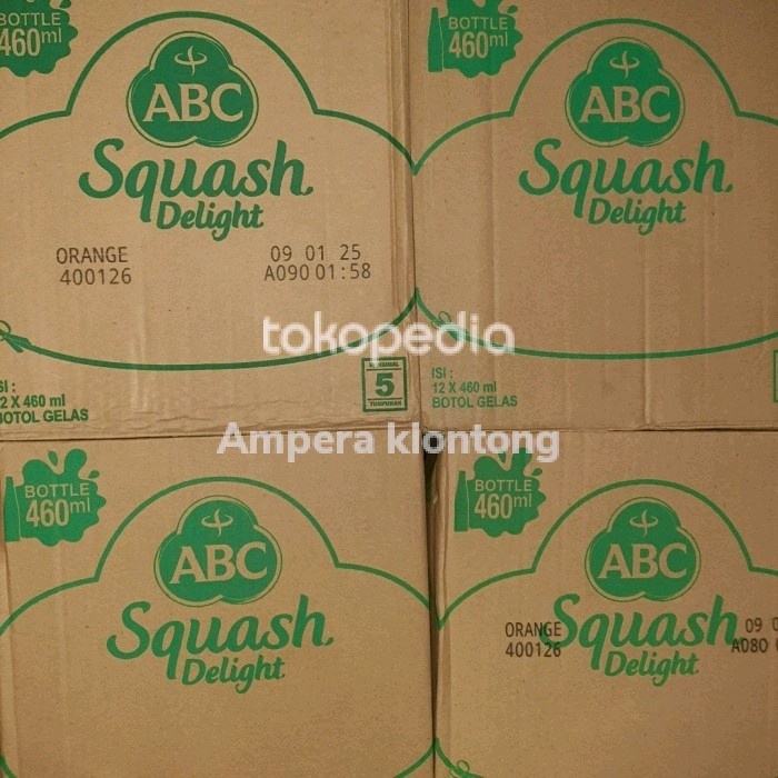 

SIRUP ABC SQUASH DELIGHT RASA JERUK 460ML 1 DUS (12 BOTOL)