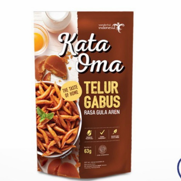 

KERIPIK- TELOR GABUS, MERK KATA OMA - GULA AREN -KERIPIK