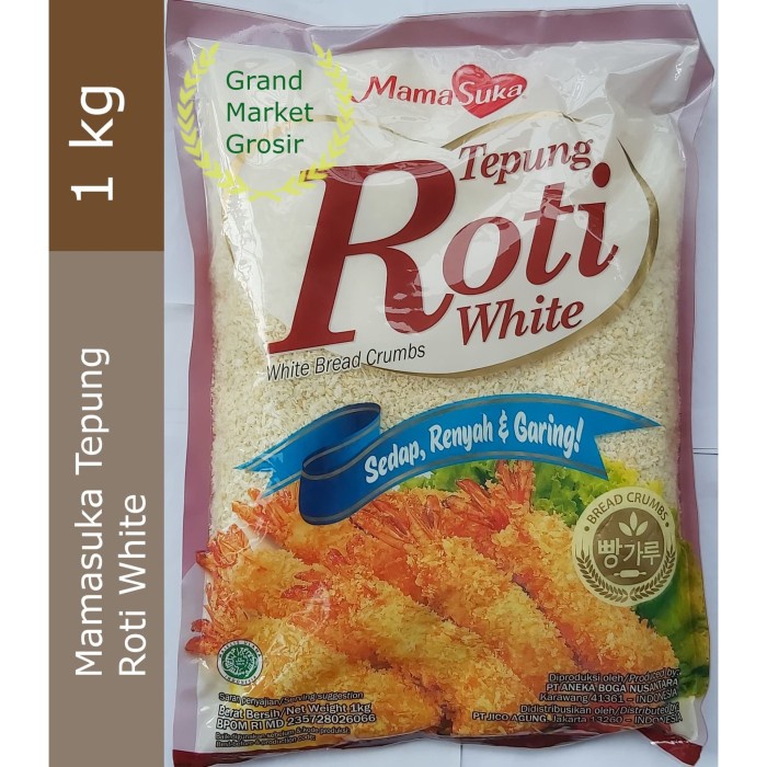 

Mamasuka Tepung Roti White 1 Kg