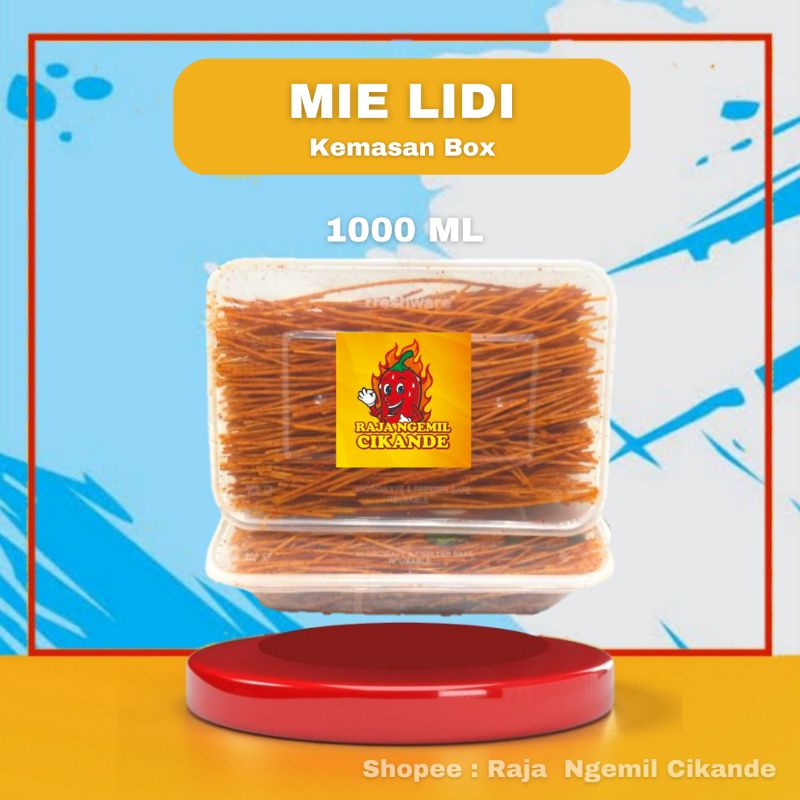 

MIE LIDI EXTRA PEDAS - MI BITING LEGENDARIS KEMASAN BOX 1000ML (READY)