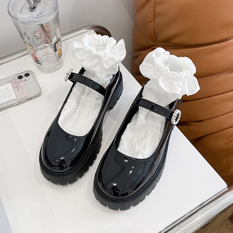 SEPATU WANITA REMAJA / DEWASA GESPER GLOSY MUTIARA '' CLAUDIA '' PREMIUM GPM 0760