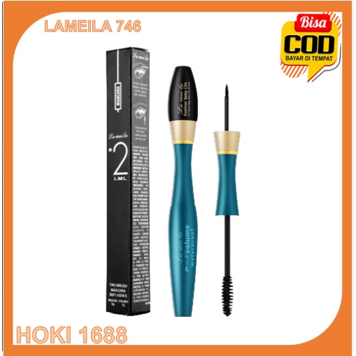 Lameila 3D Volume 2 in 1 Mascara and Eyeliner Waterproof 746