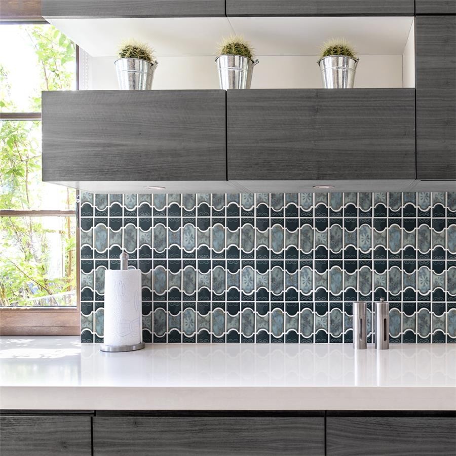 Backsplash Tile Merk Kuda Laut Mass Type BUE 354
