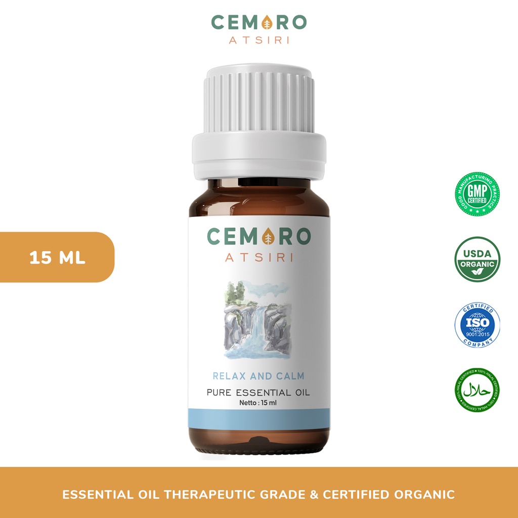 Relax &amp; Calm Essential Oil 15 ML By CEMORO ATSIRI