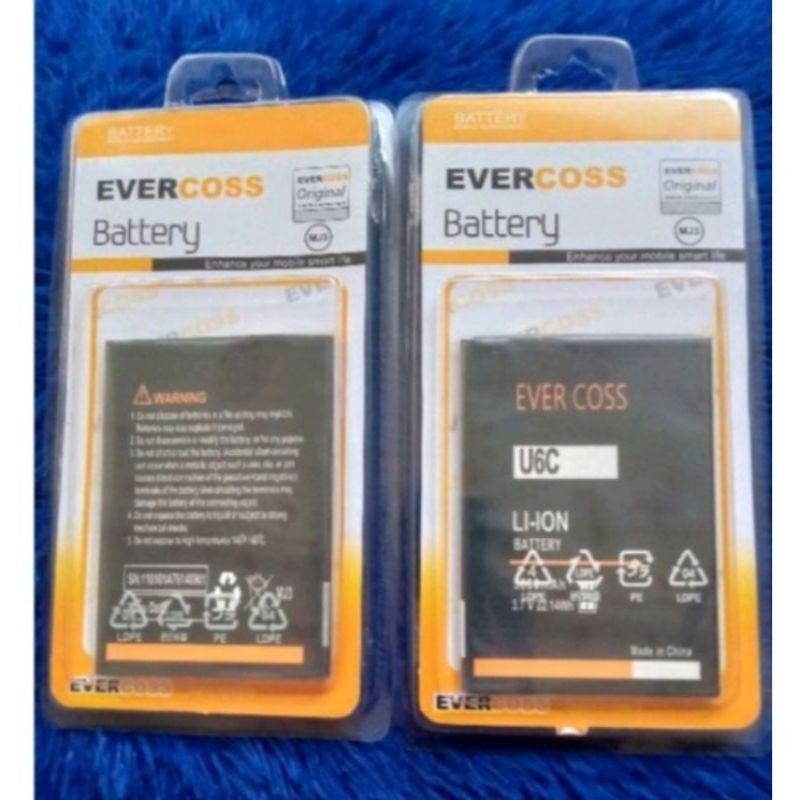 Baterai Original Evercoss U6C Xtreamie2 Prime Bisa Evercoss M6A/M6/