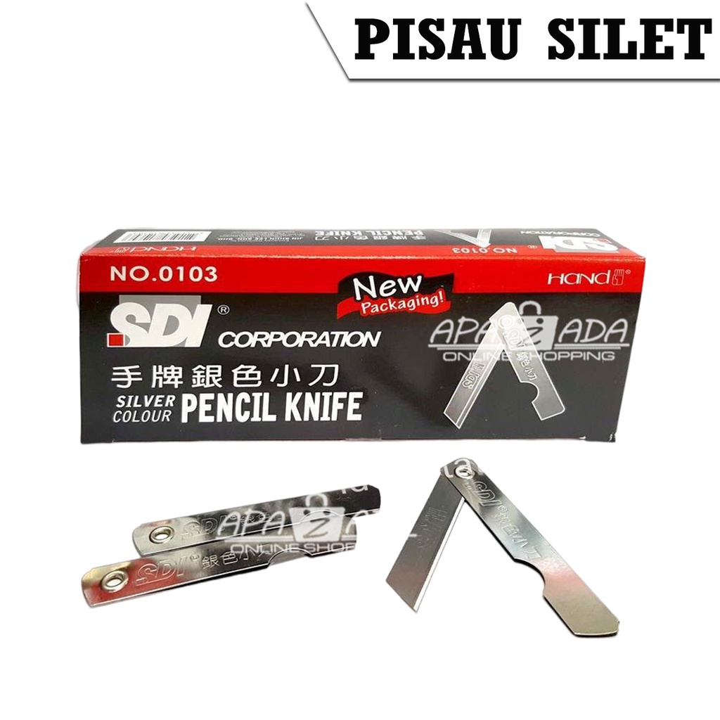 

Apazada - Pencil Knives / Silet / Pisau Lipat 0103 1 LUSIN