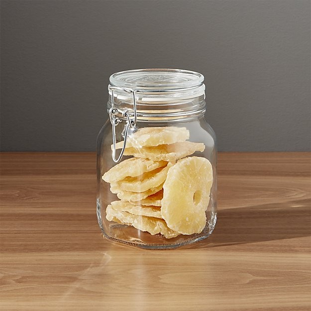 TOPLES KACA HERMETICO 1000ML 1L LITER TUTUP BERPENGAIT / KAIT