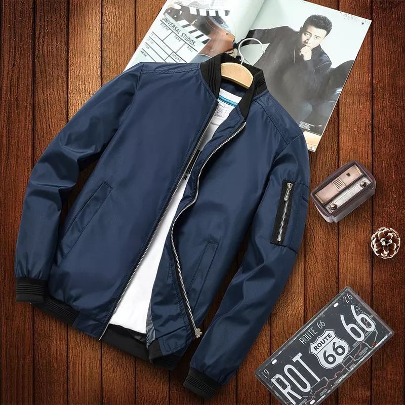 Jaket Bomber Polos Pria/Cowok Murah Premium and High Quality