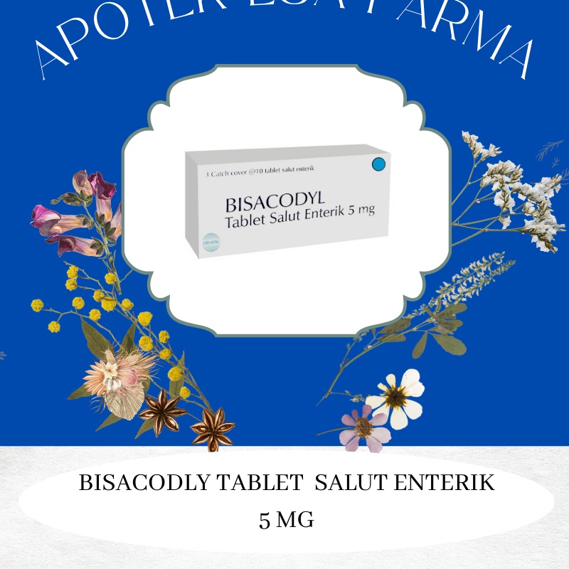 Bisacodyl 5 Mg 10 Tablet - Obat Pencahar Sembelit Konstipasi