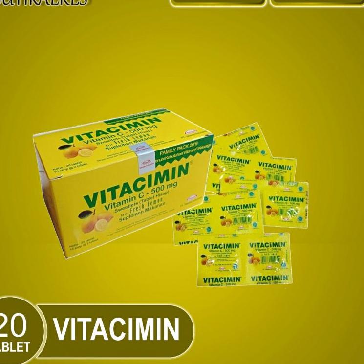 

Bagus!!!!!! ❤BUTIK ALKES ❤ vitacimin lemon isi 10 strip atau 20tablet