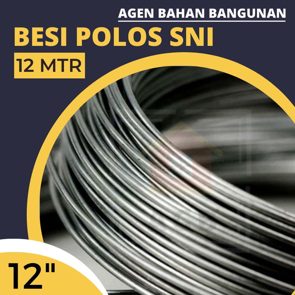 Jual Besi Polos 12 Mm (2) SNI / Besi Beton Polos 12mm (2) SNI / Besi ...