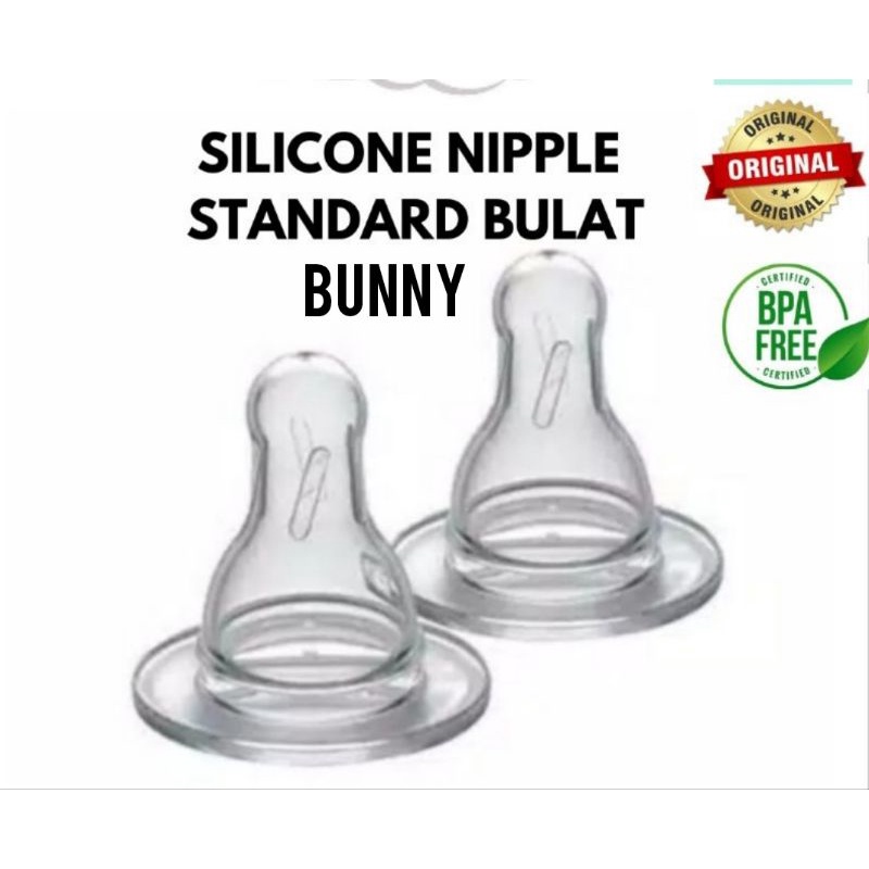 Nipple DOT Bunny Silikon/Dot Bulat BPA Free Size S M L