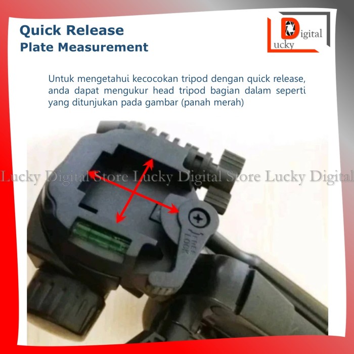 QUICK RELEASE PLATE/DUDUKAN TRIPOD SOMITA TAKARA BILICO WEIFENG ZOMEI