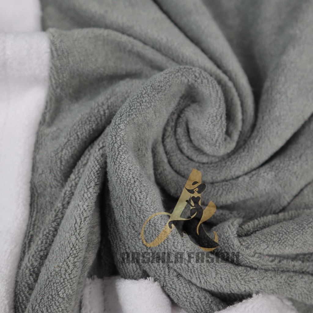 Kimono Handuk Dewasa LIST WARNA/ Kimono Jumbo LIST WARNA / JUBAH MANDI POLOS