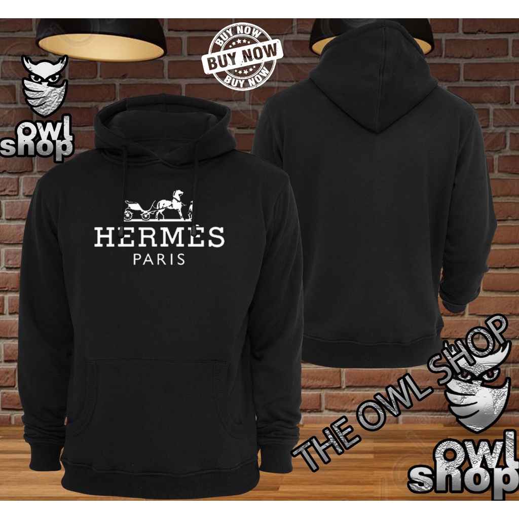 Jaket Sweater Hoodie  HERMES PARIS  Keren Pria & Wanita   HERMES PARIS