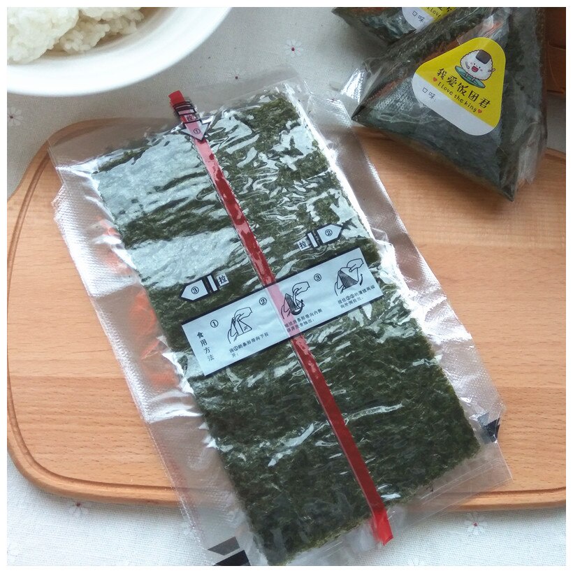 

Seaweed Sushi Onigiri 5lbr / 10lbr / 20lbr Wrapper Triangle Seaweed Onigiri Rumput Laut