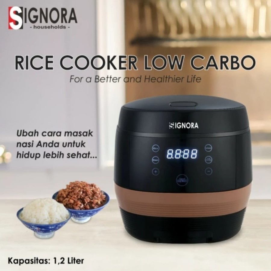 RICE COOKER SIGNORA LOW CARBO 4  PENANAK NASI SIGNORA 1.5 LITER