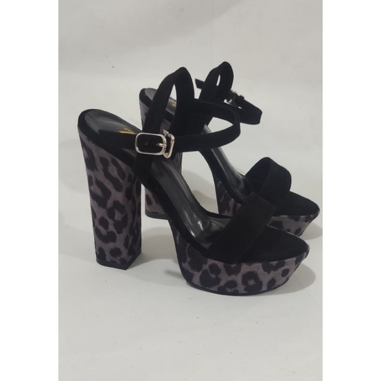 high heels leopard 13cm premium