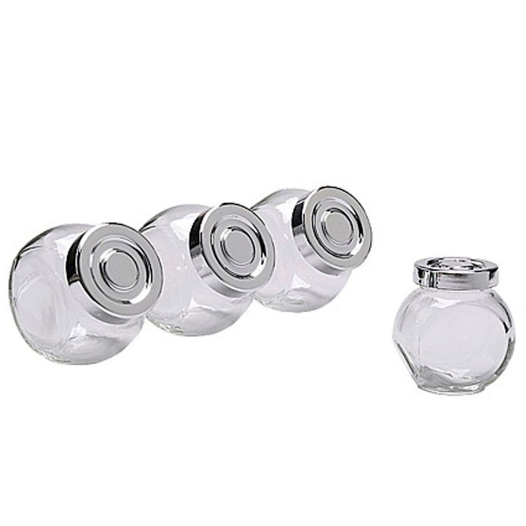 R4JT4N - Toples bumbu kaca set isi 4 pcs - NM