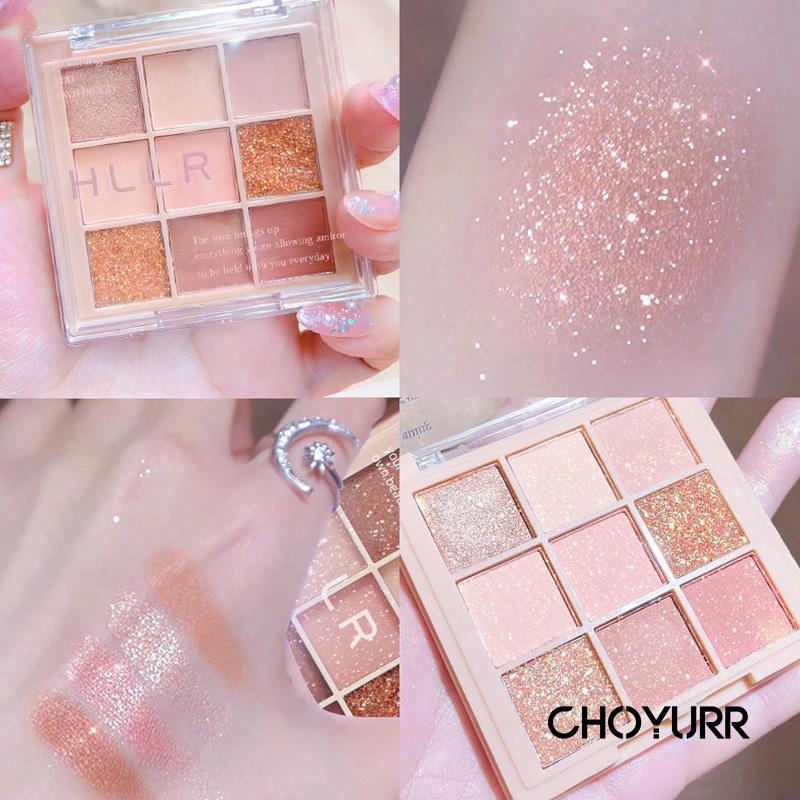 【COD】 Eyeshadow Palette Korean 9 Warna Waterproof Eyeshadow Matte Eyeshadow Palet Eyeshadow Palette Nude Eyeshadow-CH