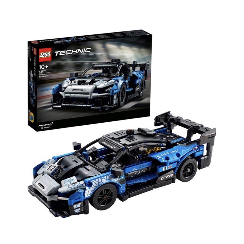 LEGO Technic 42123 McLaren Senna GTR  Mainan Susunan Balok