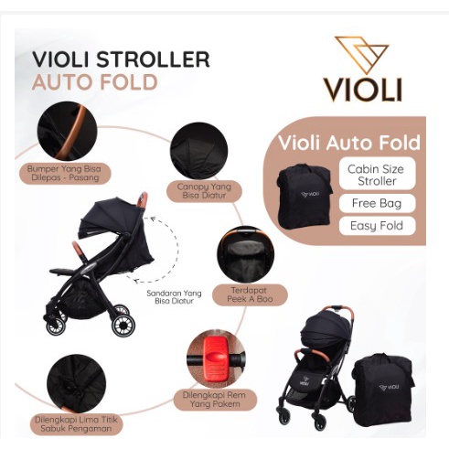 VIOLI – Auto Fold Stroller