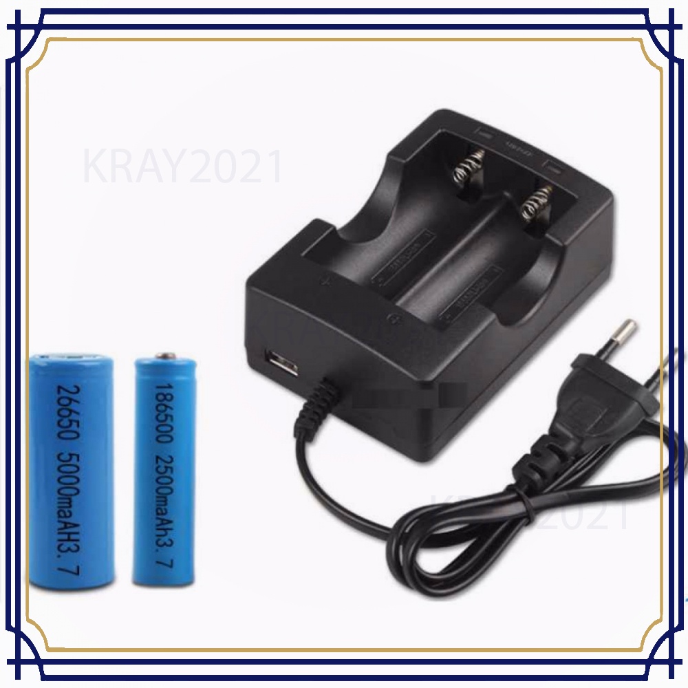 Charger Baterai 2 Slot 18650 26650 - BT245