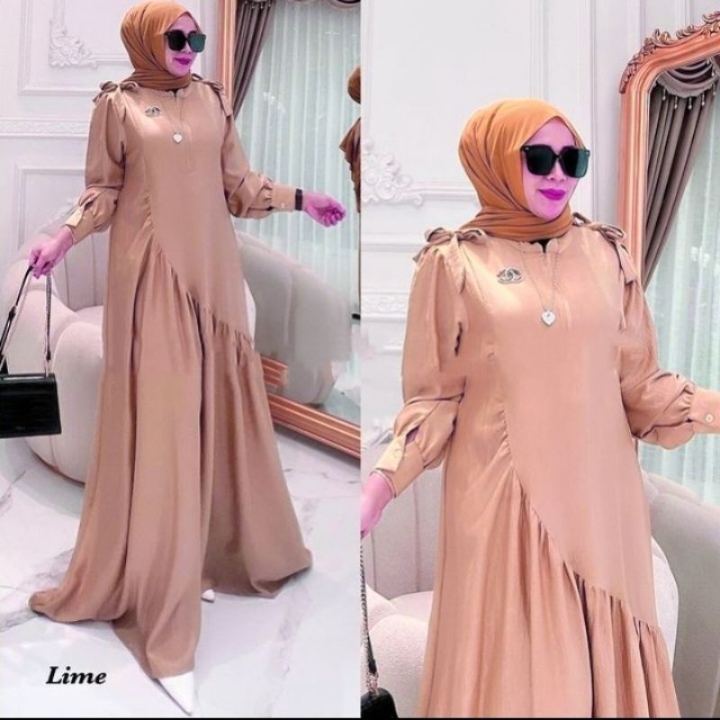 PGMT - BALQIS DRESS MAXY CRINKLE AIRFLOW