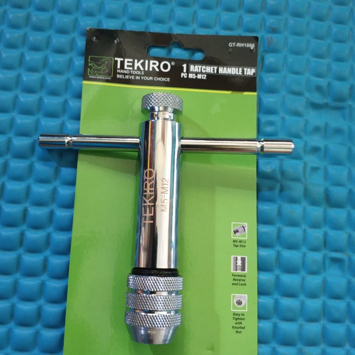 Gagang Handle Tap Rachet M5-M12 Tekiro - Hand Tap M5-M12 Tekiro
