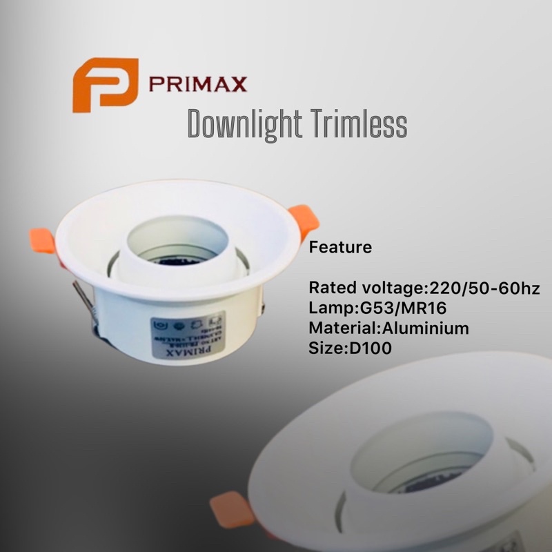 Primax Kap Lampu Downlight MR16 PR-1130R
