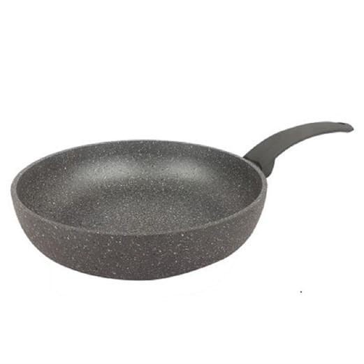 KG 678 Deep Frypan Lava Stone Terbuka Diameter 24cm Anti Lengket