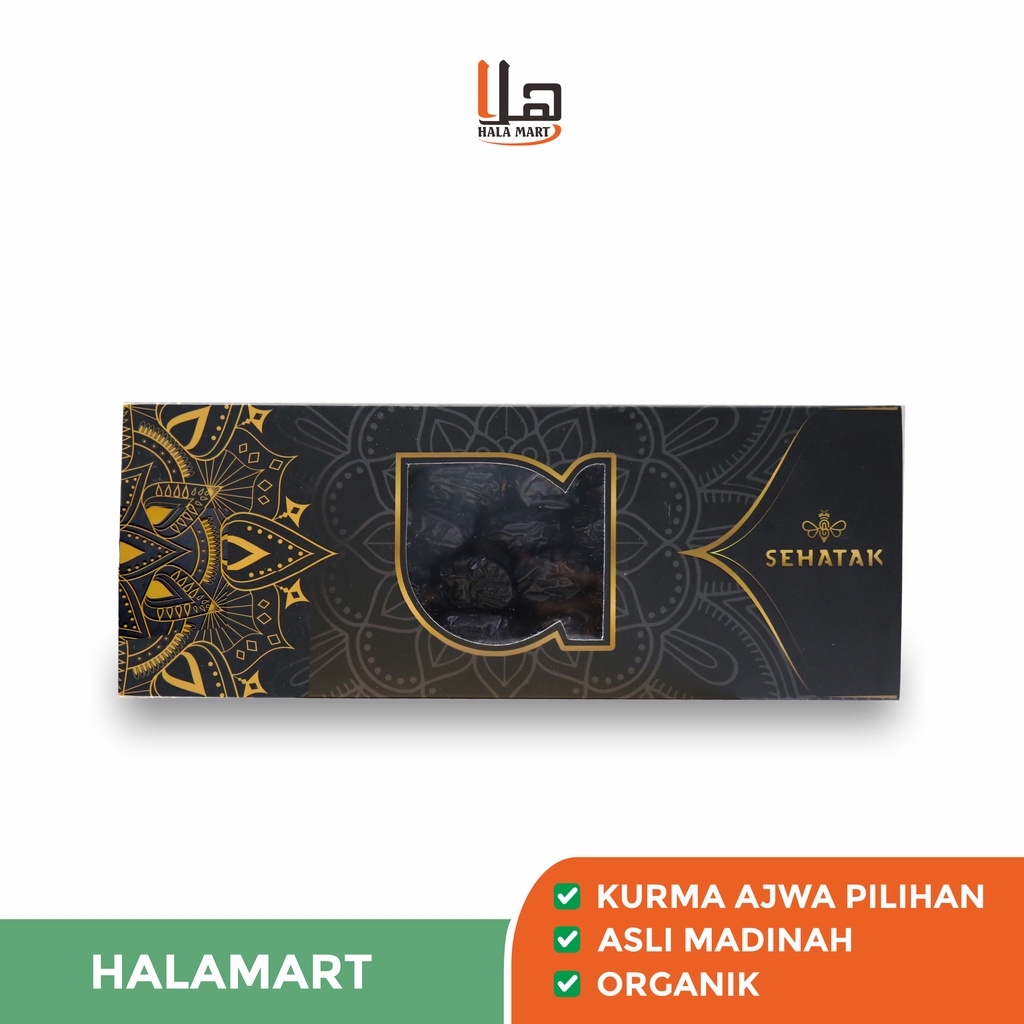 Kurma Ajwa Madinah Pack 500 gram VIP