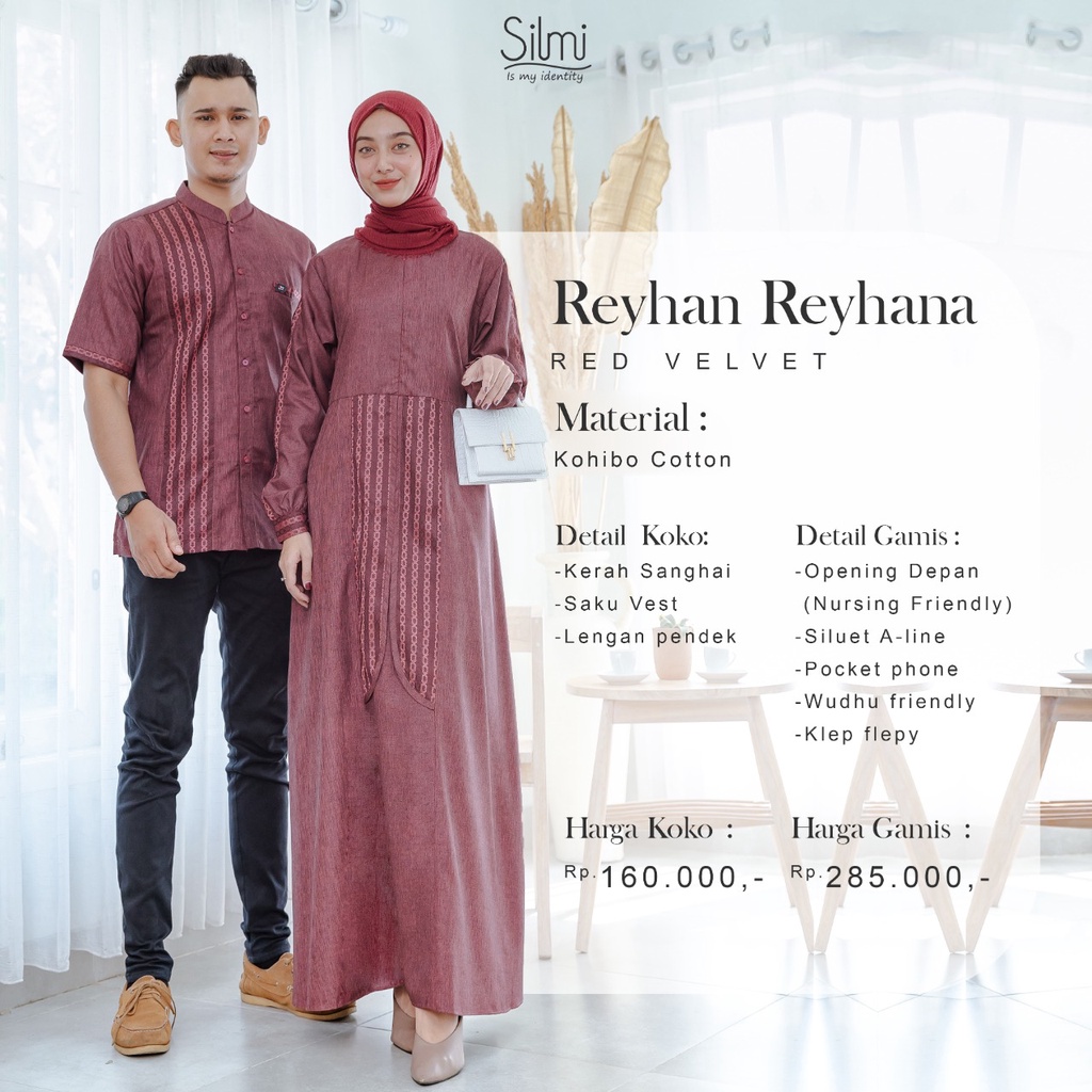 Obral Cuci Gudang Gamis Syari Couple 1