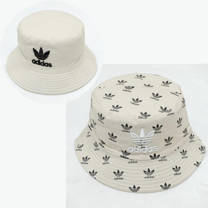 Topi Bucket Hat Adidas Import Mirror / Bucket Hat Bolak Balik