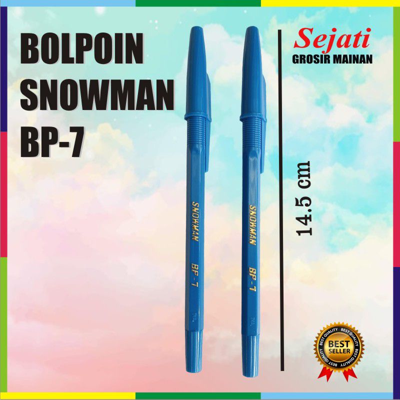 

BOLPOIN SNOWMAN BP7 BIRU