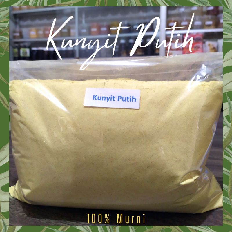 

Kunyit Putih Serbuk / Bubuk Kunir Putih Murni dari rempah pilihan