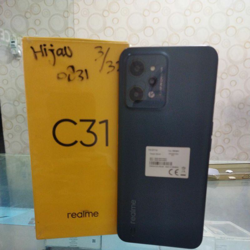 realme c31 ram 3/32 fullset second