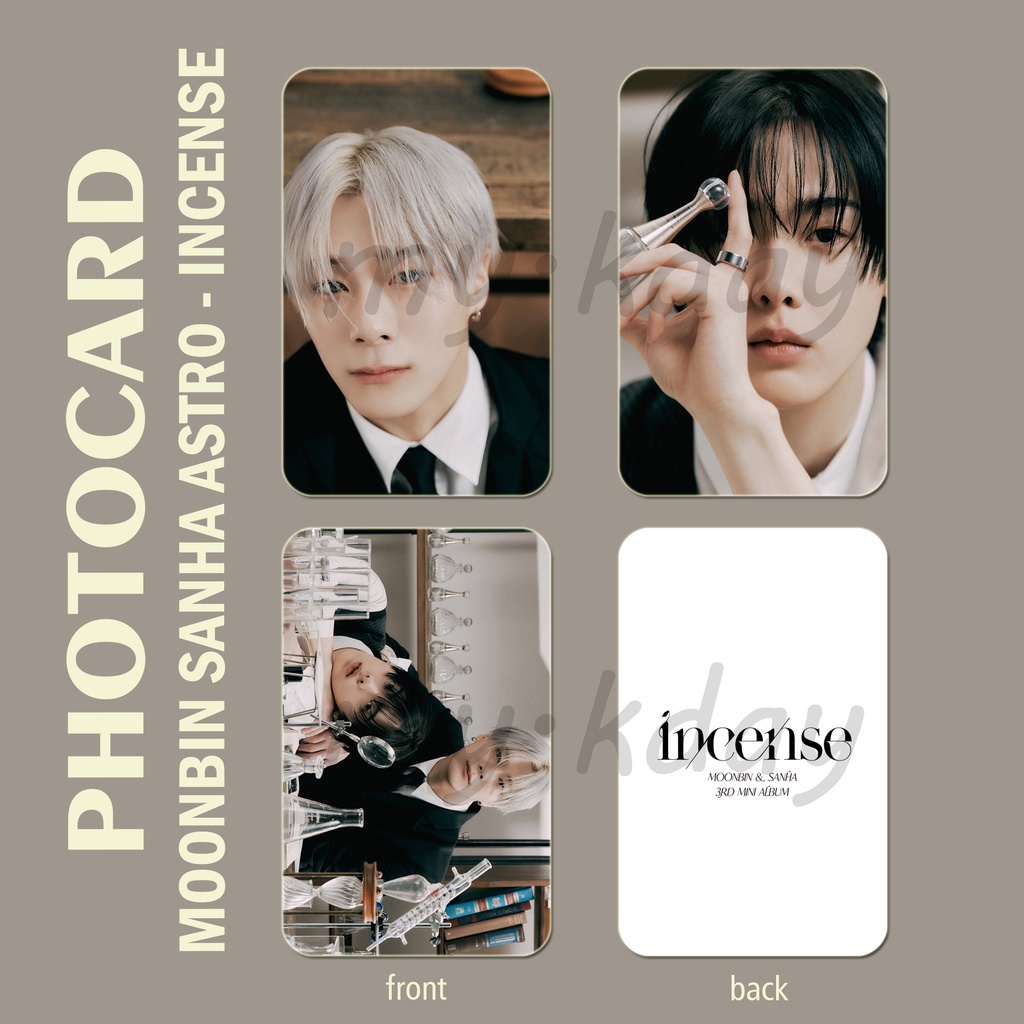 PC-1142, Unofficial Photocard Moonbin Sanha Astro Incense 2 sisi