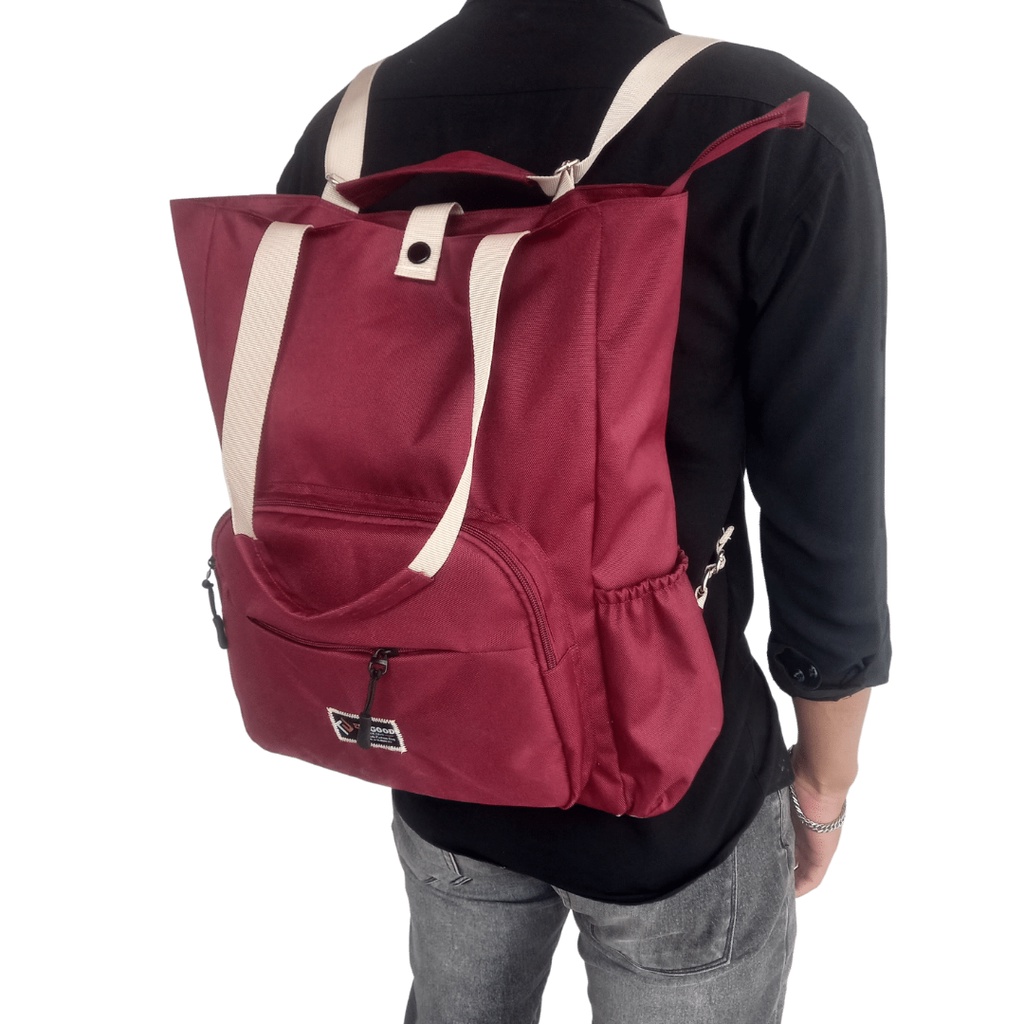 Tote Bag Multifungsi Tas Ransel Laptop Terlaris By Ellgood